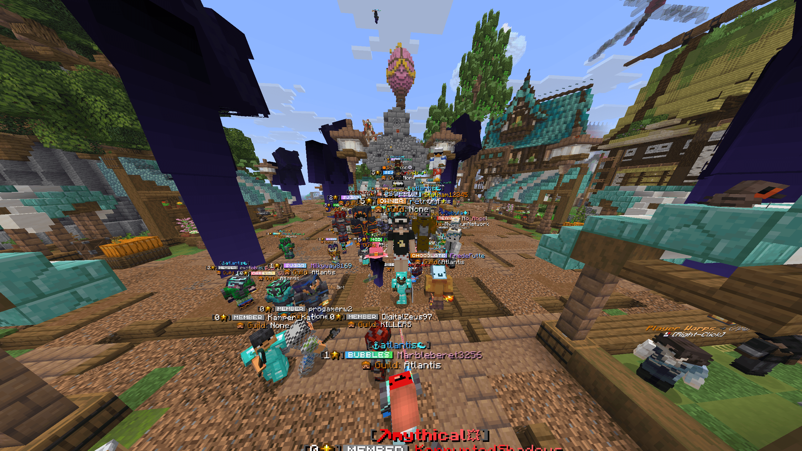 Full house at the village