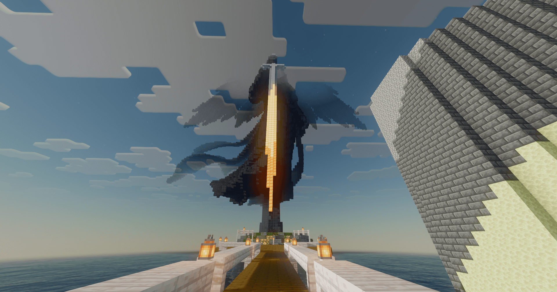 Guardian over the bay