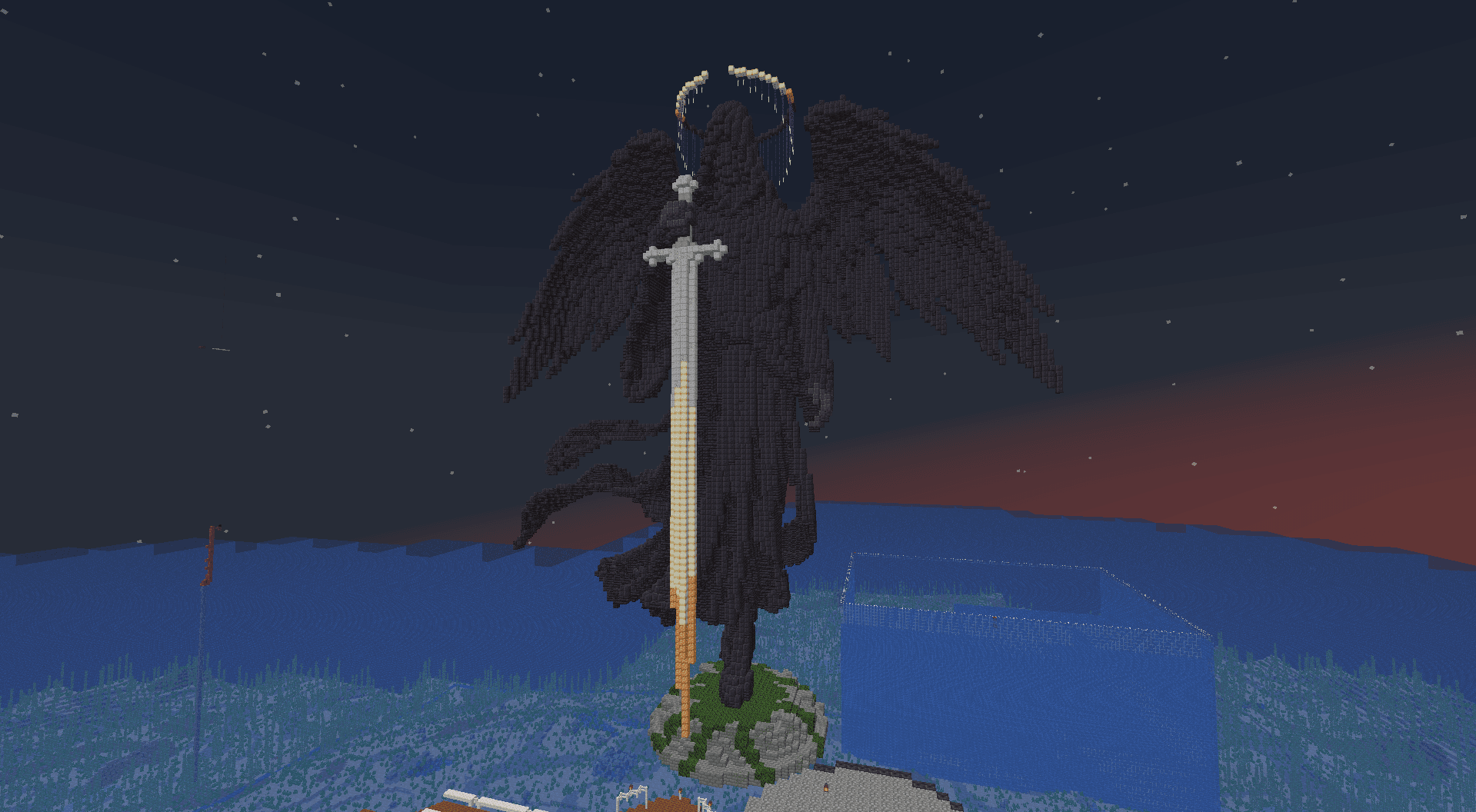 The fallen angel, after dark