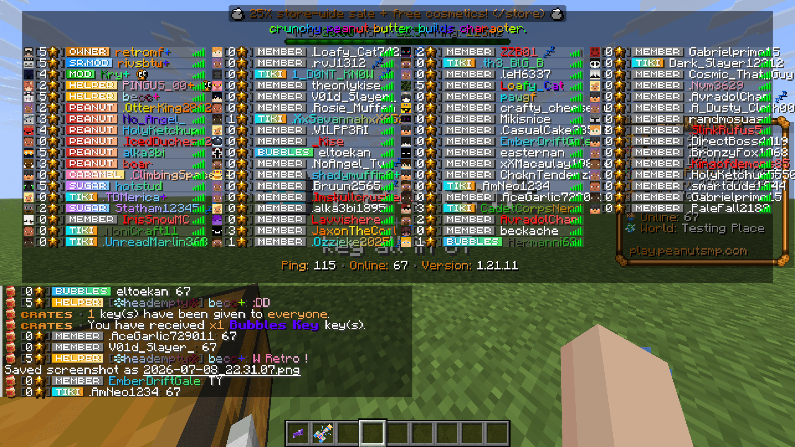 67 players online and counting